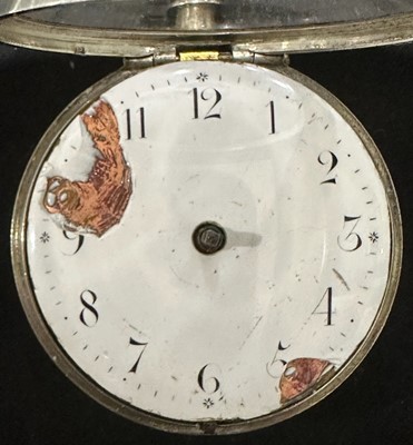 Lot 127 - Six verge pocket watch movements of local interest