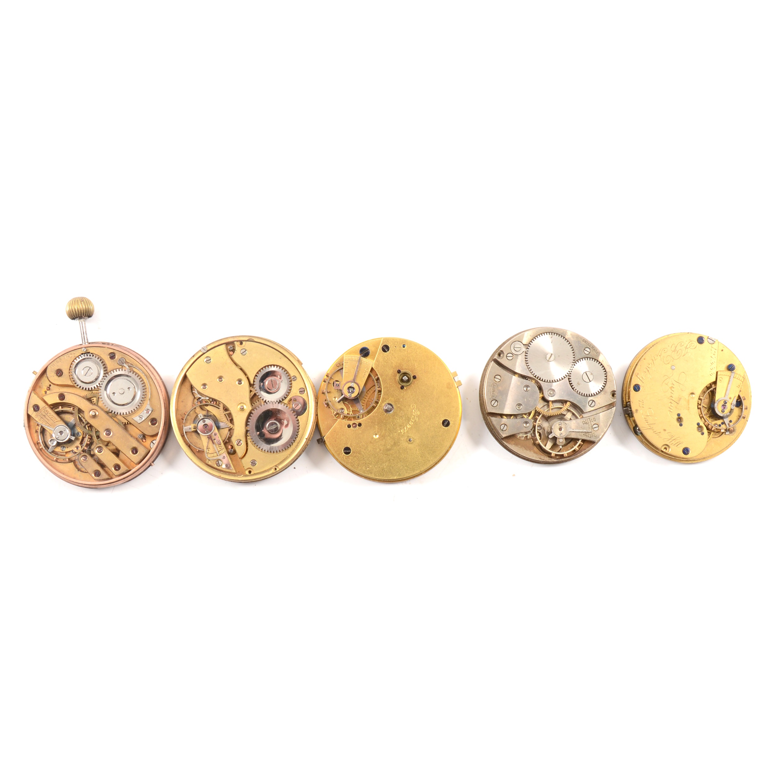 Lot 147 Twenty various pocket watch movements.