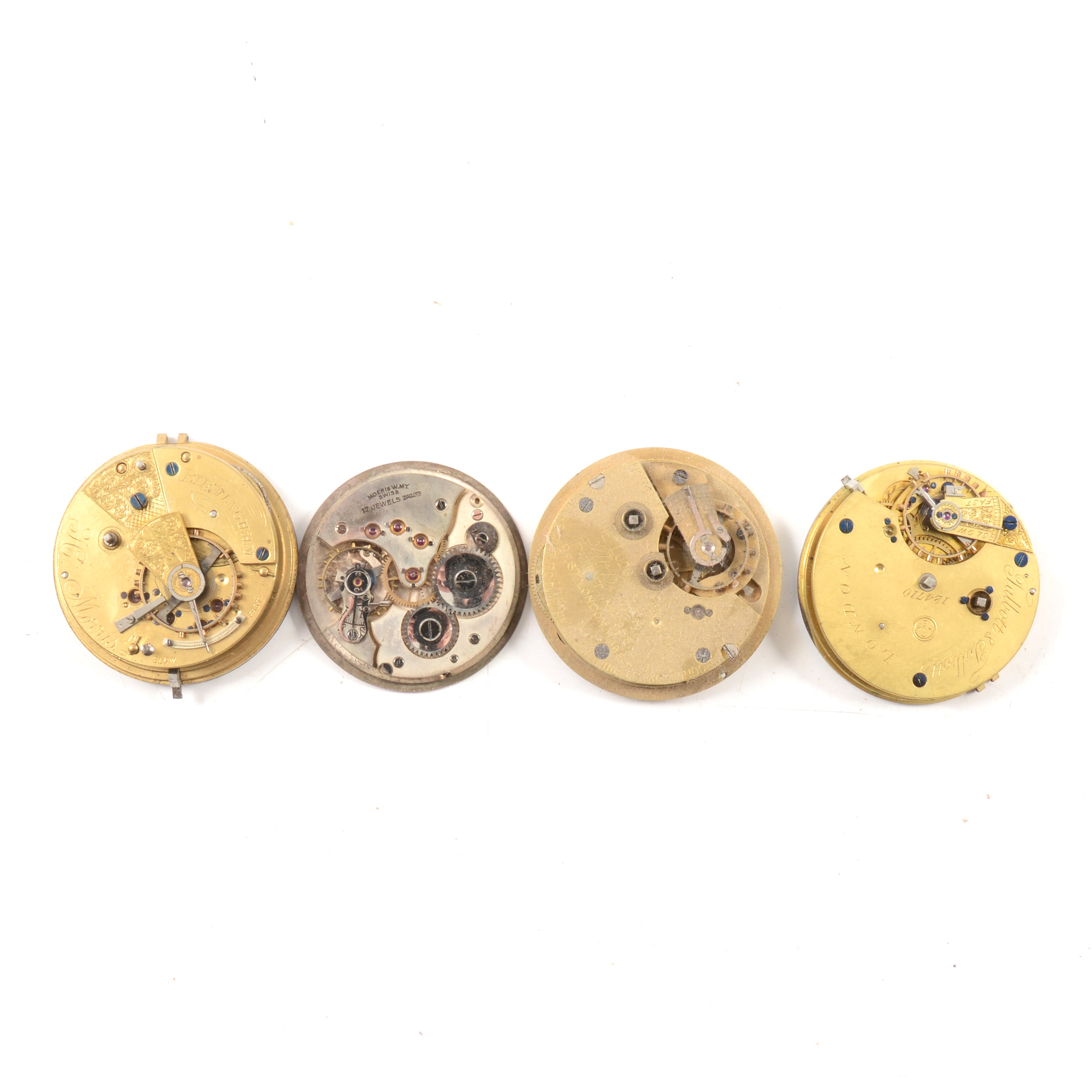 Lot 149 Twenty various pocket watch movements.