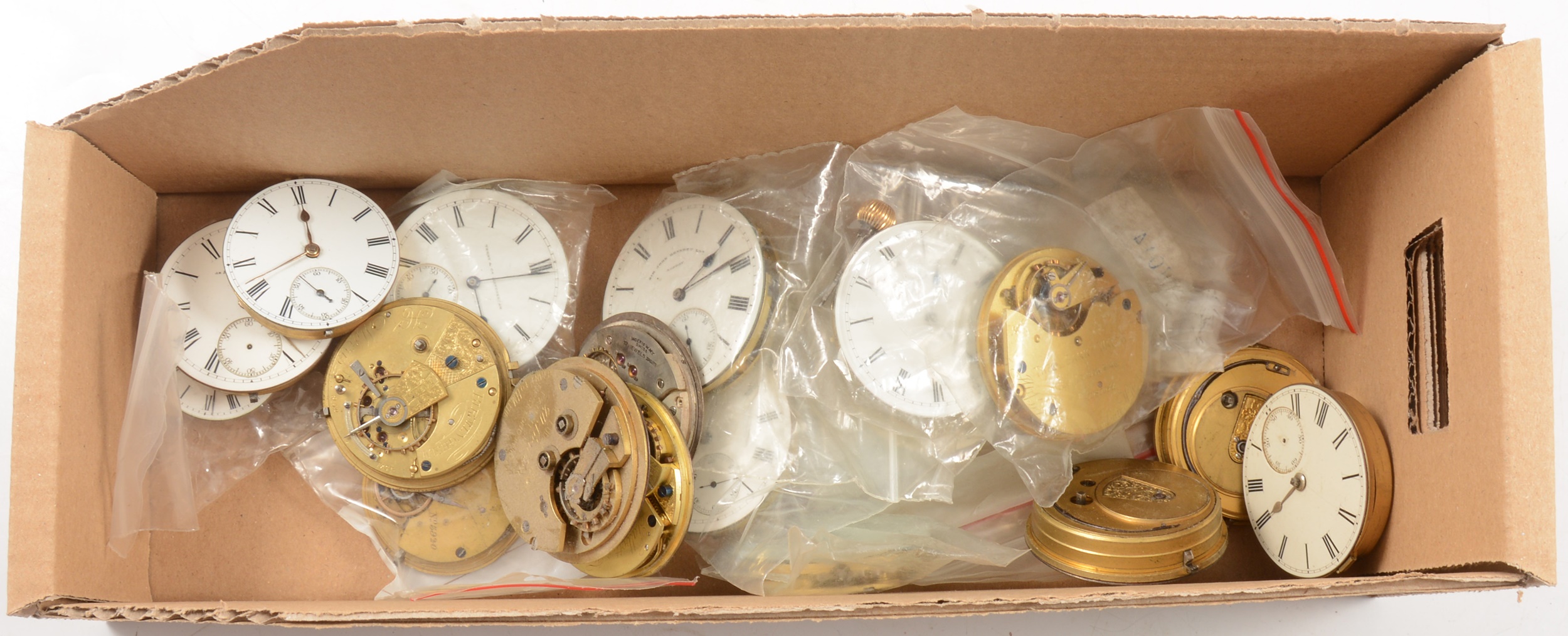 Lot 149 Twenty various pocket watch movements.