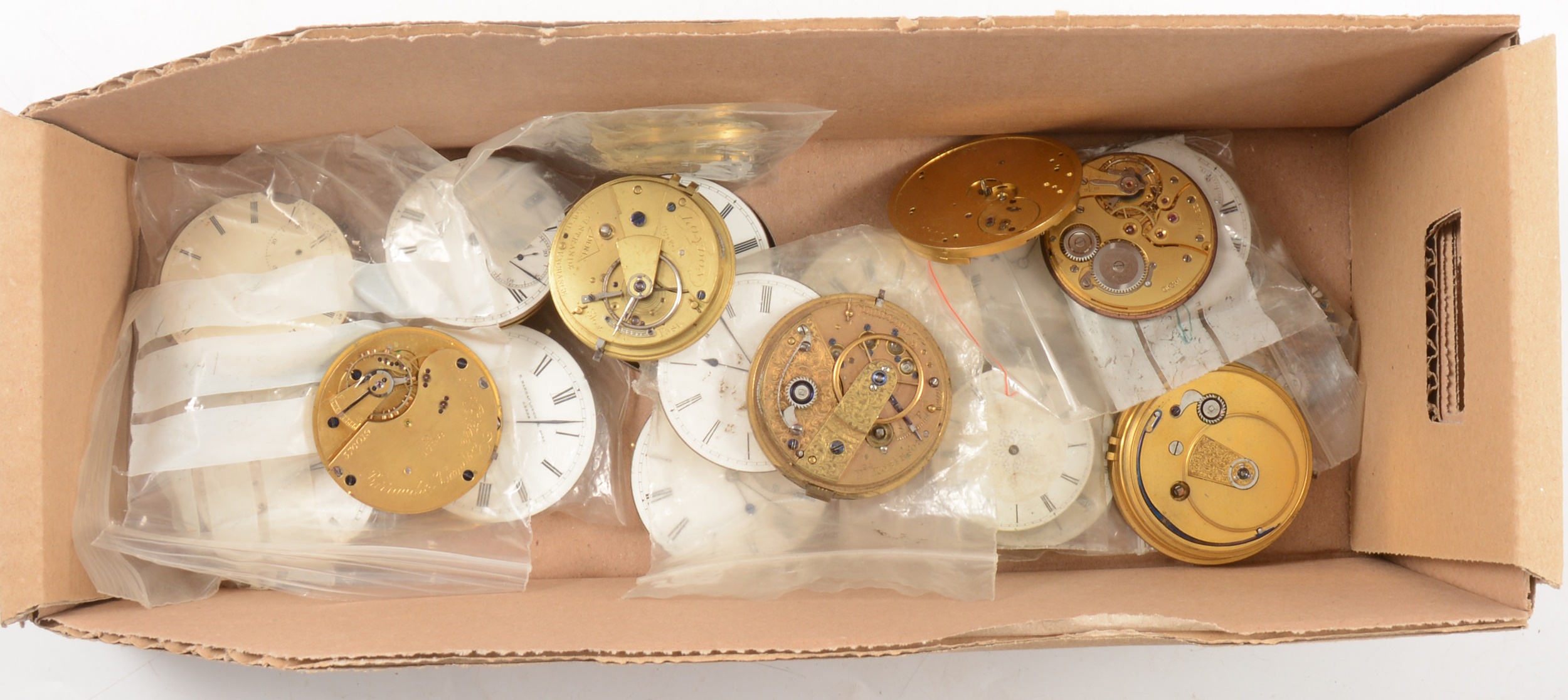 Lot 150 Twenty various pocket watch movements.