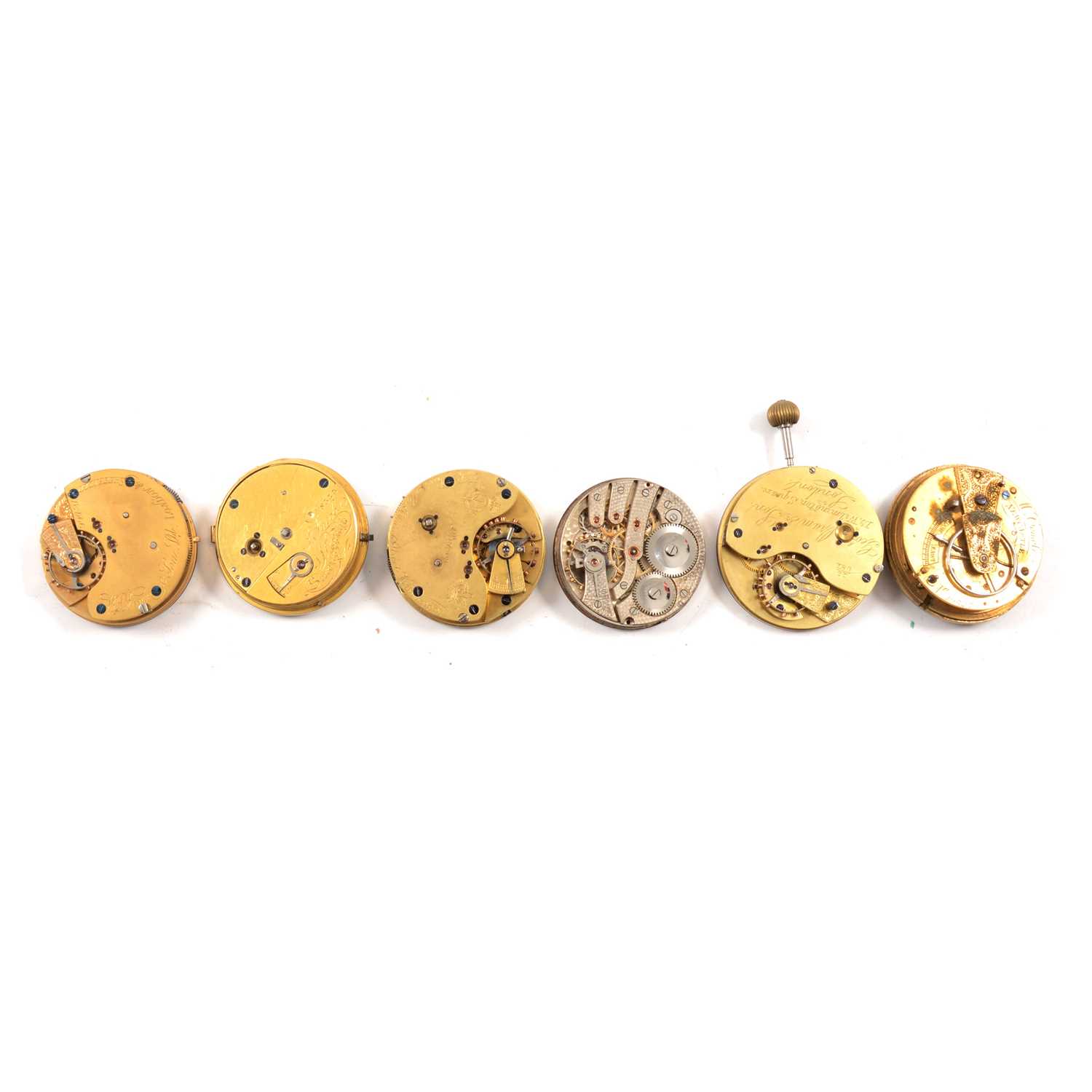 Lot 152 - Twenty various pocket watch movements.