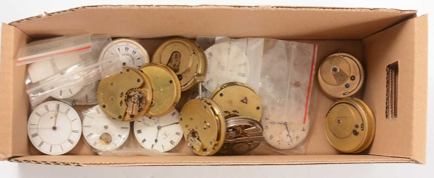 Lot 152 Twenty various pocket watch movements.