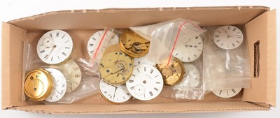 Lot 153 - Twenty various pocket watch movements.