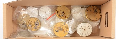 Lot 156 - Twenty various pocket watch movements.