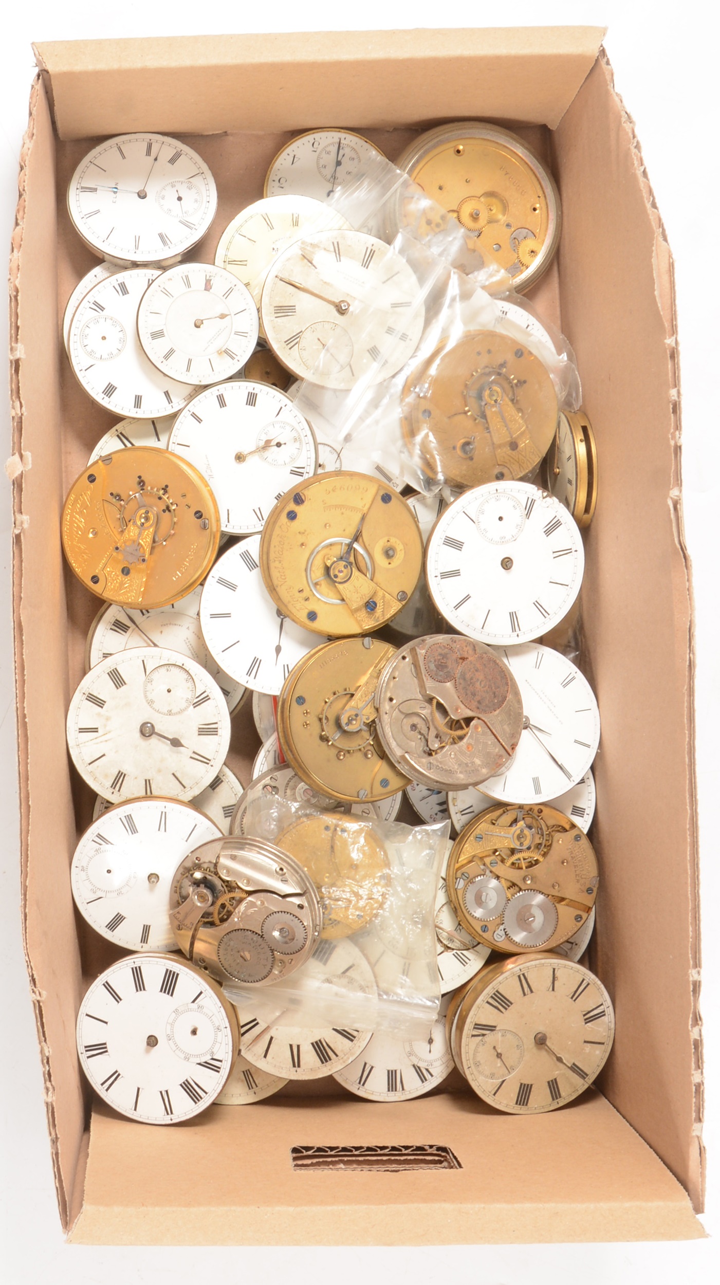 Lot 161 Quantity of pocket watch movements, all as