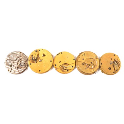 Lot 164 - Quantity of pocket watch movements, all as found.