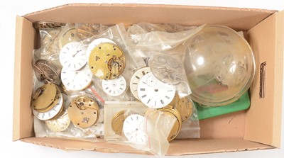 Lot 165 - Quantity of pocket watch movements, all as found.