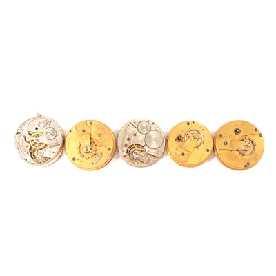 Lot 167 - Quantity of pocket watch movements, all as found.
