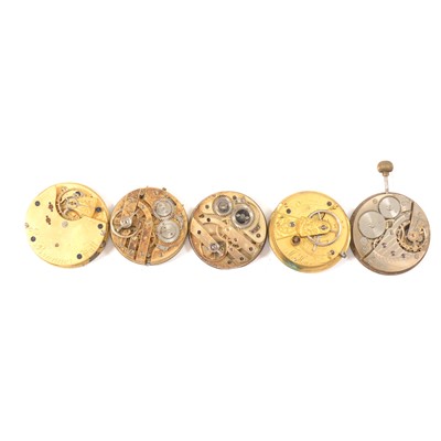 Lot 169 - Quantity of pocket watch movements, all as found.