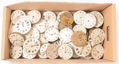 Lot 172 - Quantity of pocket watch movements, all as found.