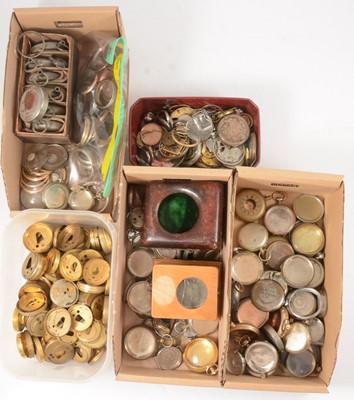 Lot 177 - Quantity of pocket watch case parts.