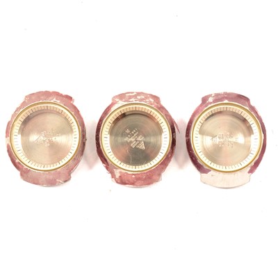 Lot 361 - Three Omega 166.090 watch cases