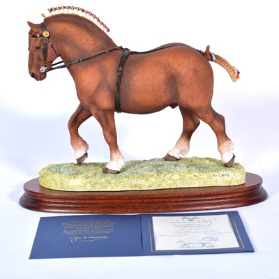 Lot 33 - Border Fine Arts model, Suffolk Stallion, limited edition 804/950