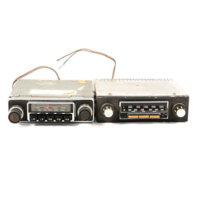 Lot 203 - Seven vintage car radio units, including Radiomobile; Motorola model 125X etc