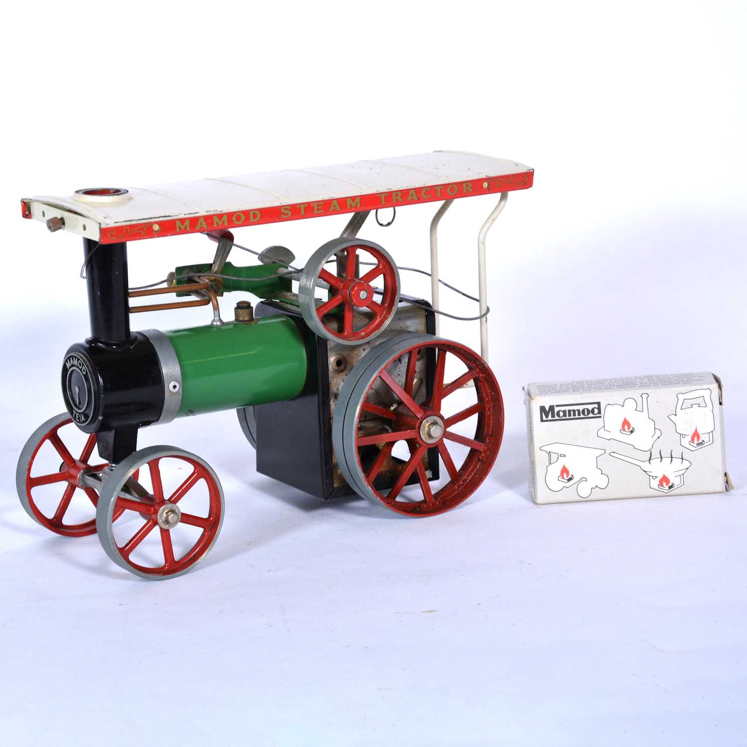 Lot 123 - Mamod live steam tractor engine TE1A