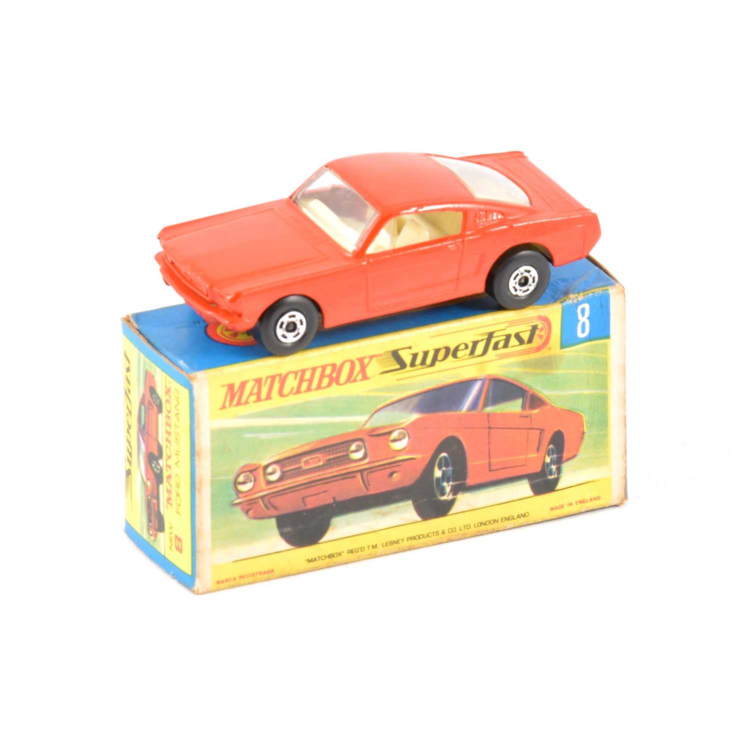 Lot 1109 - Matchbox Superfast die-cast model, no.8 Ford Mustang