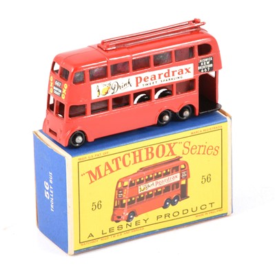 Lot 1087 - Matchbox Series die-cast model, no.56 Trolley bus 'Peardrax'