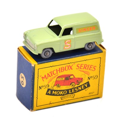 Lot 1089 - Matchbox Series die-cast model, no.59 Ford Thames Van 'Singer'