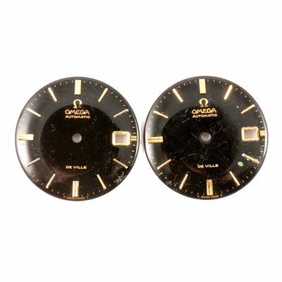 Lot 421 - Two Omega De Ville watch dials