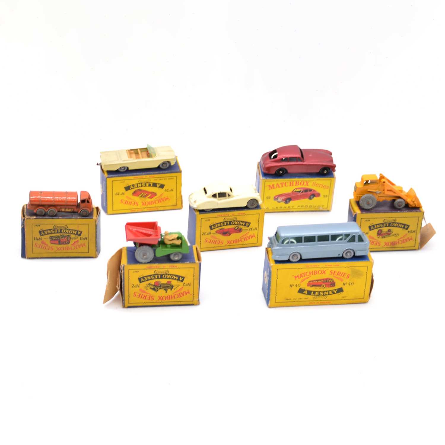 Lot 1105 Seven Matchbox Series diecast models
