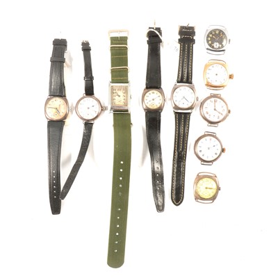 Lot 233 - Ten various trench watches