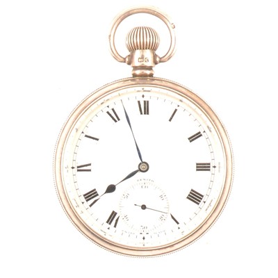Lot 42 - Zenith silver cased open faced pocket watch