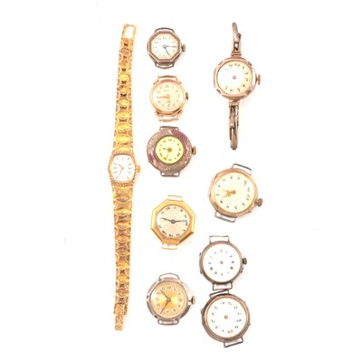 Lot 301 - Quantity of ladies wristwatches, movements, etc.