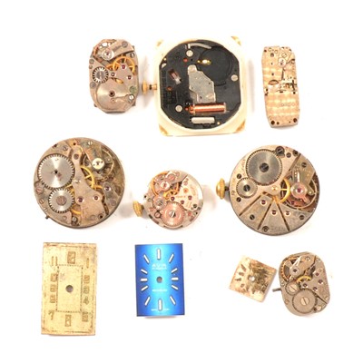 Lot 302 - Quantity of Art Deco period ladies watch movements