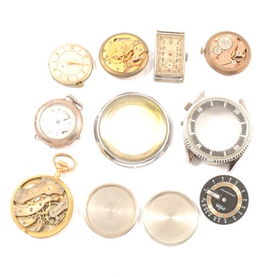 Lot 300 - Small quantity of watch parts