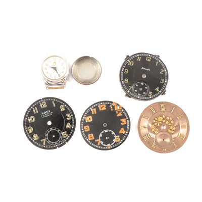 Lot 459 - Quantity of pocket and wristwatch dials