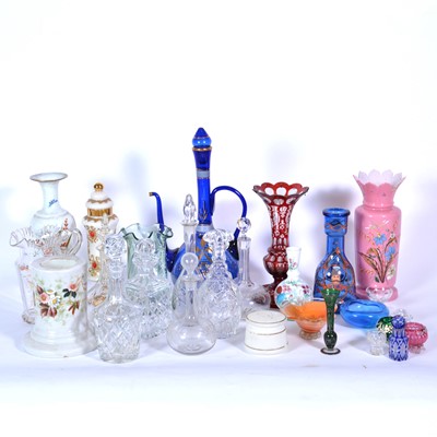 Lot 51 - Large quantity of Victorian and later decorative glassware