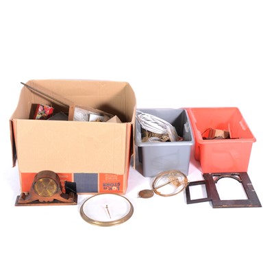 Lot 481 - Quantity of clock parts