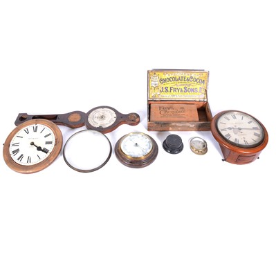 Lot 484 - Part dial clock, etc.