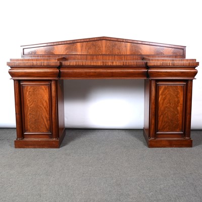 Lot 416 - Victorian mahogany sideboard