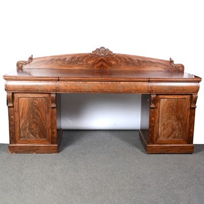 Lot 419 - Victorian mahogany sideboard