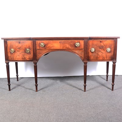 Lot 549 - George IV mahogany breakfront sideboard