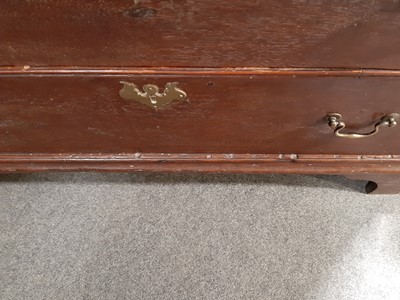 Lot 339 - George III oak chest of drawers