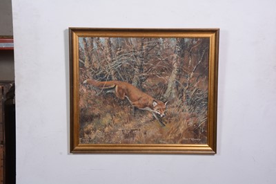 Lot 179 - John Theodore Kenney, Fox in woodland