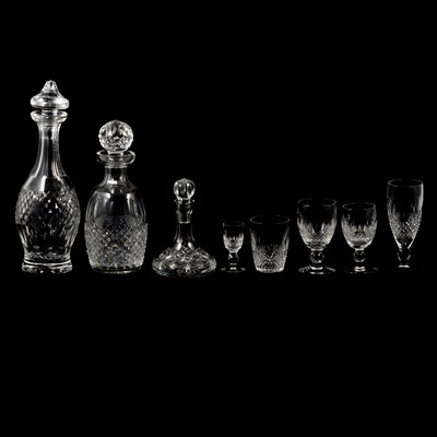 Lot 110 - Waterford Crystal Colleen pattern part suite of glassware, and other table glass.