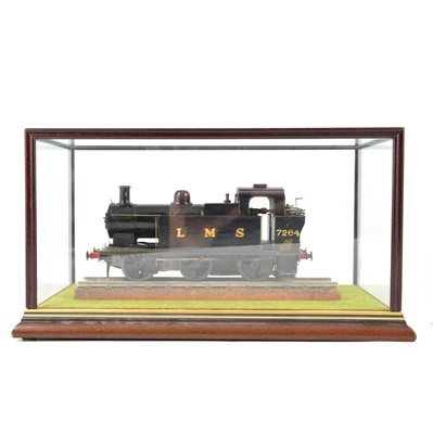 Lot 5 - O gauge Finescale scratch-built live steam tank locomotive, LMS 0-6-0, 7264