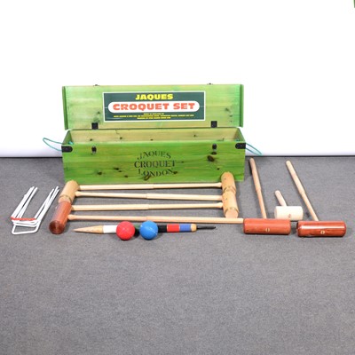 Lot 629 - A Jacques of London Croquet Set