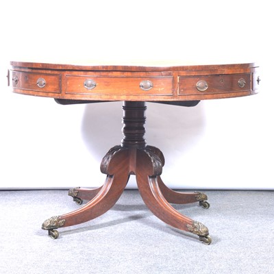 Lot 359 - George IV mahogany drum top table