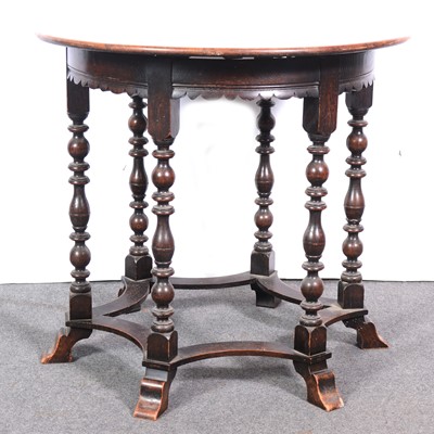 Lot 553 - Oak centre table