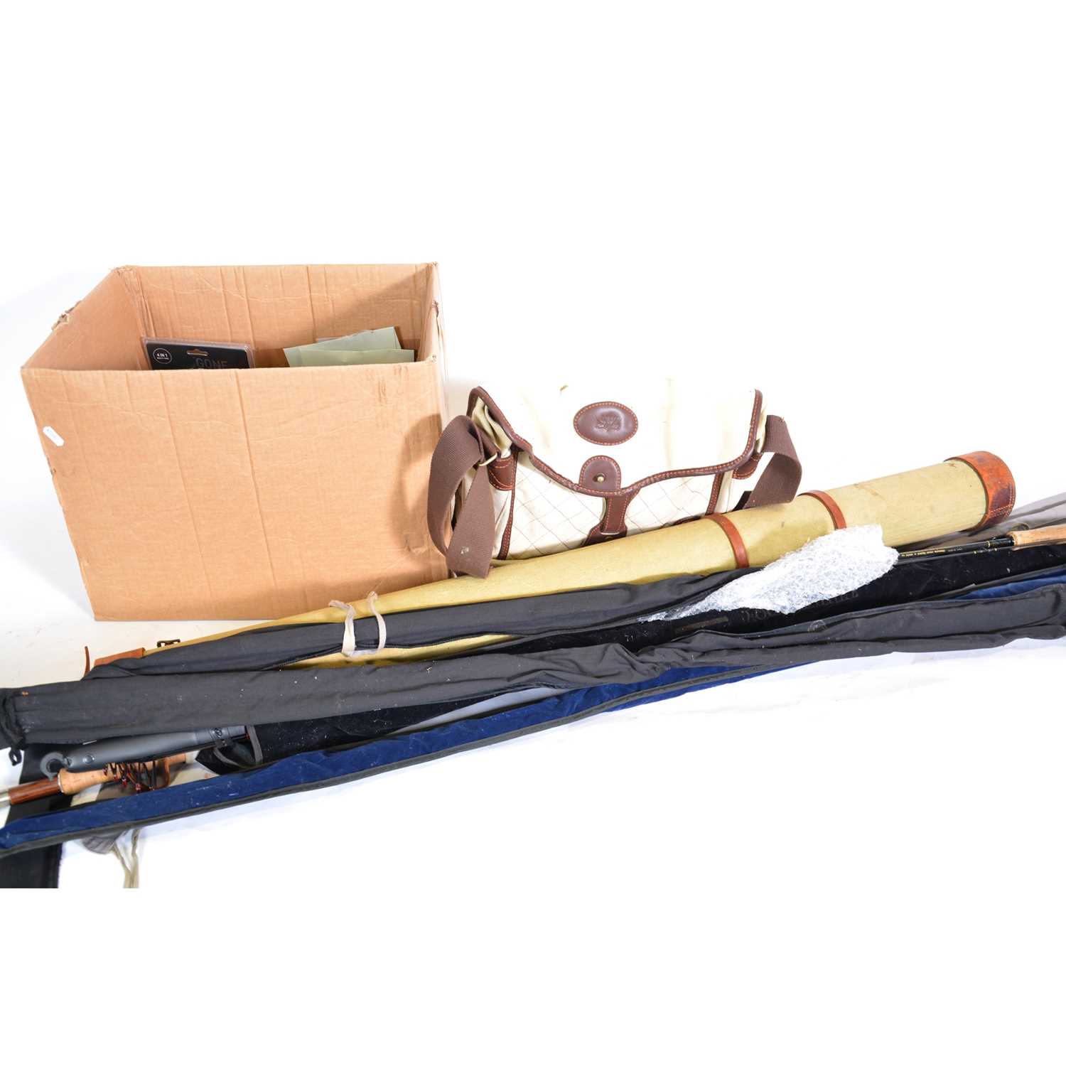 Dapping Rods Lot 161 - Quantity of fishing equipment, including