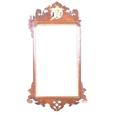 Lot 539 - 19th century Chippendale style wall mirror