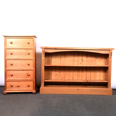 Lot 427 - Modern pine bedroom furniture