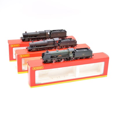 Lot 67 - Three Hornby OO gauge model railway steam locomotives with tenders.