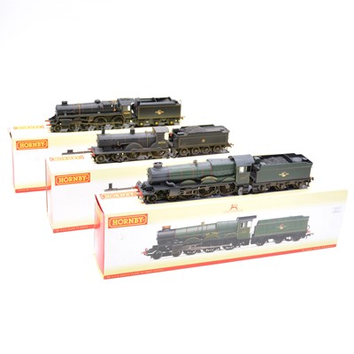 Lot 128 - Three Hornby OO gauge model railway steam locomotives with tenders