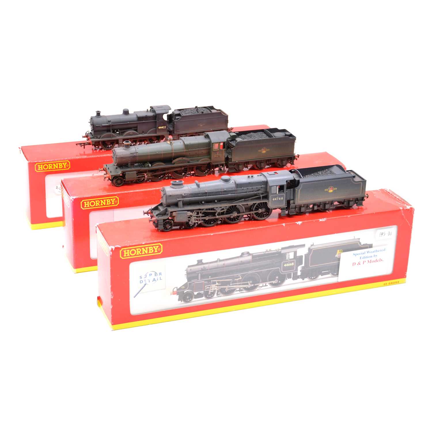 Lot 213 - Three Hornby OO gauge model railway steam locomotives with tenders